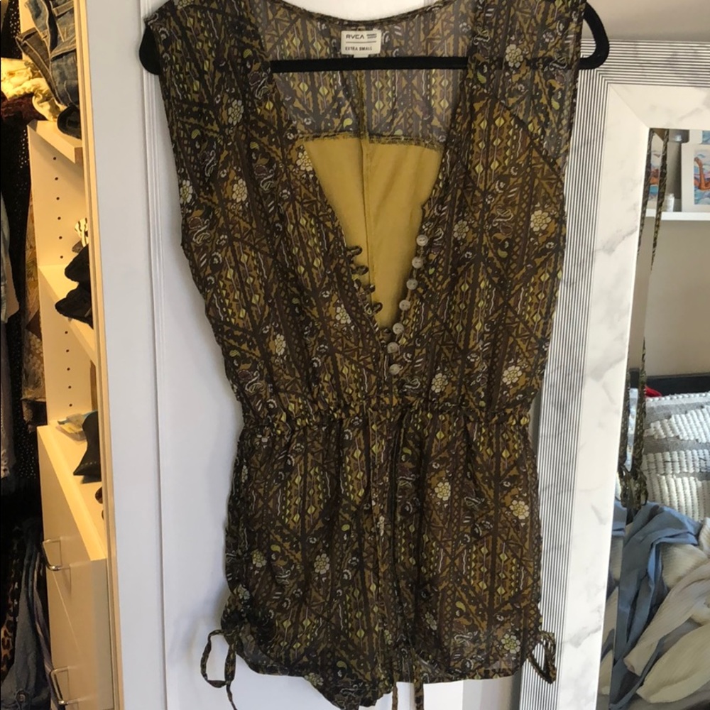 RVCA Print Romper